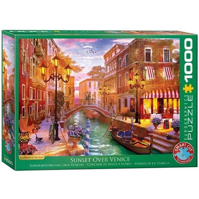 EuroGraphics 6000-5353 - Sunset Over Venice, Dominic Davison - 1000 db-os puzzle
