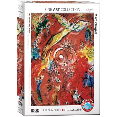 EuroGraphics 6000-5418- The Triumph of Music, Chagall - 1000 db-os puzzle