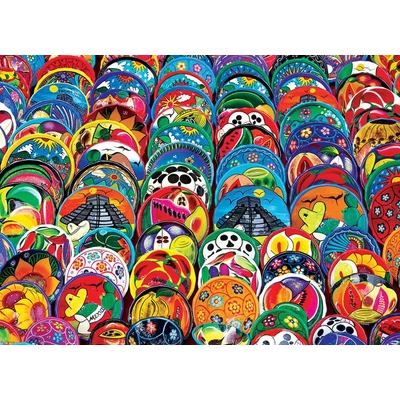 EuroGraphics 6000-5421 - Mexican Ceramic Plates - 1000 db-os puzzle