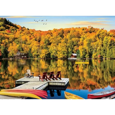 EuroGraphics 6000-5427 - Lakeside Cottage, Quebec - 1000 db-os puzzle