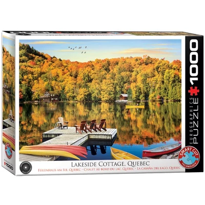 EuroGraphics 6000-5427 - Lakeside Cottage, Quebec - 1000 db-os puzzle