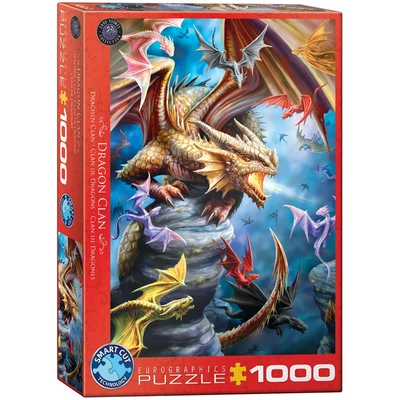 EuroGraphics 6000-5475 - Dragon Clan, Anne Stokes - 1000 db-os puzzle