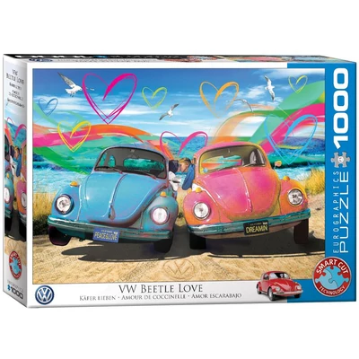 EuroGraphics 6000-5525 - VW Beetle Love - 1000 db-os puzzle