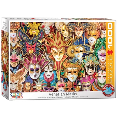 EuroGraphics 6000-5534 - Venice Carnival Masks - 1000 db-os puzzle