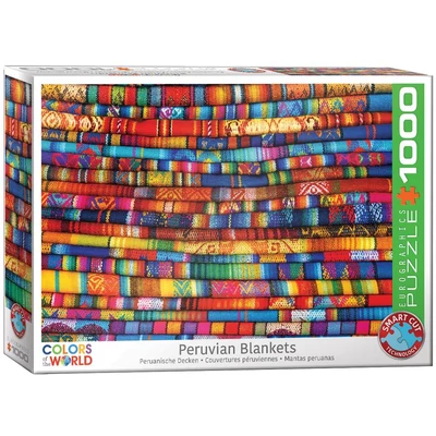 EuroGraphics 6000-5535 - Peruvian Blankets - 1000 db-os puzzle