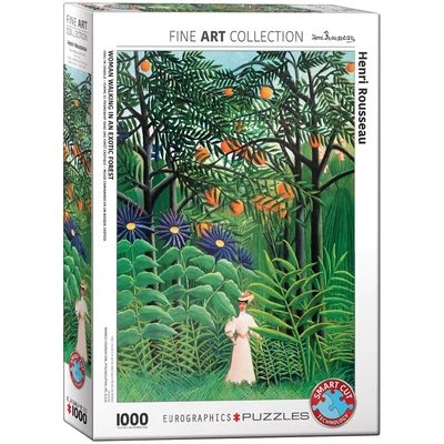 EuroGraphics 6000-5608 - Woman in an Exotic Forest by Henri Rousseau - Fine Art Collection - 1000 db-os puzzle