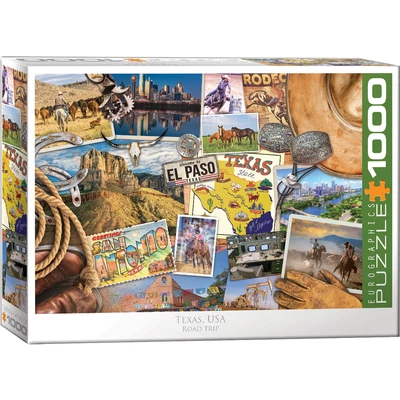 EuroGraphics 1000 db-os puzzle - Texas Road Trip (6000-5733)