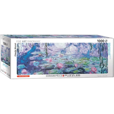 EuroGraphics 6010-4366 - Panoráma puzzle - Waterlilies, Monet - Detail - 1000 db-os puzzle