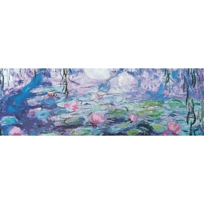 EuroGraphics 6010-4366 - Panoráma puzzle - Waterlilies, Monet - Detail - 1000 db-os puzzle