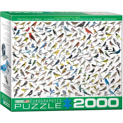 EuroGraphics 8220-0821 - The World of Birds - 2000 db-os puzzle