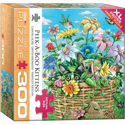 EuroGraphics 8300-5368 - Pick-a-Boo Kittens - 300 db-os XL puzzle