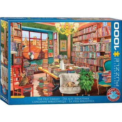 EuroGraphics 6000-5888 - The old library - 1000 db-os puzzle