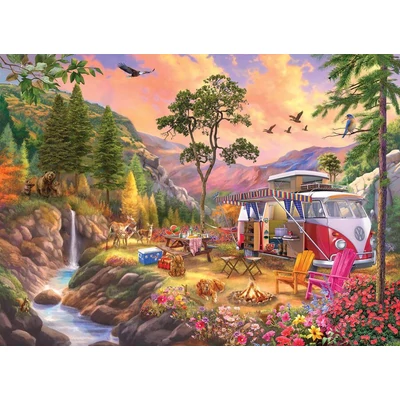EuroGraphics 6000-5866 - VW Bus - Campers Paradise - 1000 db-os puzzle