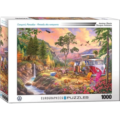 EuroGraphics 6000-5866 - VW Bus - Campers Paradise - 1000 db-os puzzle