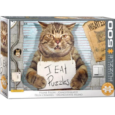 EuroGraphics 6500-5786 - Felony Cat by Paul Normand - 500 db-os puzzle