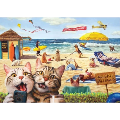 EuroGraphics 6500-5879 - No cats allowed by Lucia Heffe - 500 db-os puzzle