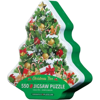 EuroGraphics 8551-5663 - Christmas Tree - 550 db-os puzzle fém dobozban