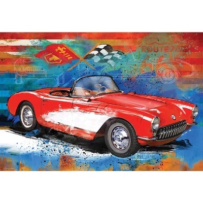 EuroGraphics 8551-5599 - Corvette Cruising - 550 db-os puzzle fém dobozban