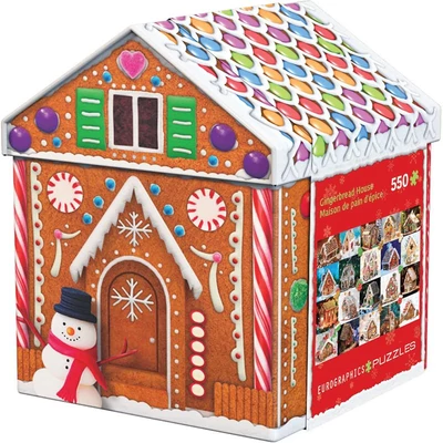 EuroGraphics 8551-5661 - Gingerbread House - 550 db-os puzzle fém dobozban