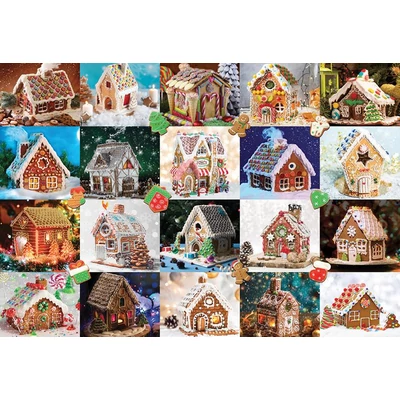 EuroGraphics 8551-5661 - Gingerbread House - 550 db-os puzzle fém dobozban
