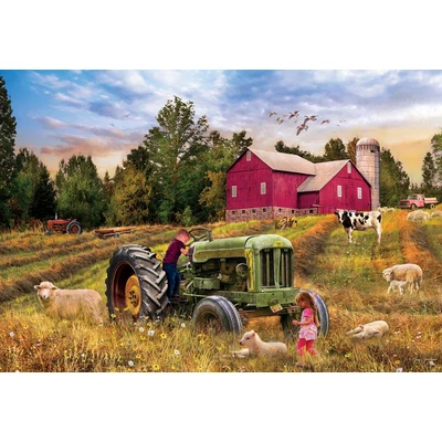 EuroGraphics 8551-5780 - Vintage Tractor - 550 db-os puzzle fém dobozban