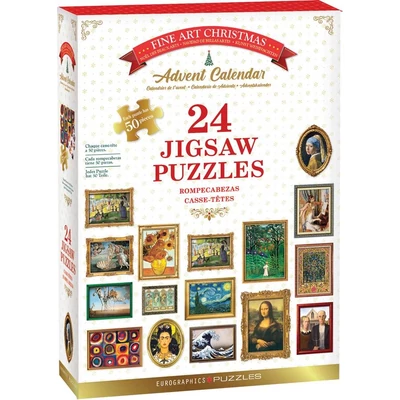 EuroGraphics 8924-6042 - Masterpieces - Adventi kalendárium puzzle
