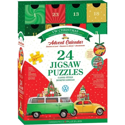 EuroGraphics 8924-6062 - VW Christmas - Adventi kalendárium puzzle