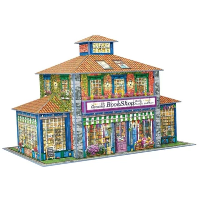 EuroGraphics 9910-6046 - Bookstore - 1389 db-os 3D puzzle