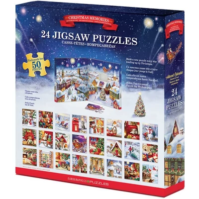 EuroGraphics - 9924-5810 - Christmas Memories - Adventi kalendárium puzzle