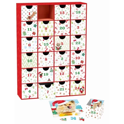 EuroGraphics - 8924-5921 - Christmas Paws - Adventi kalendárium puzzle