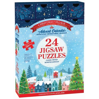 EuroGraphics - 8924-5920 - Christmas Village - Adventi kalendárium puzzle