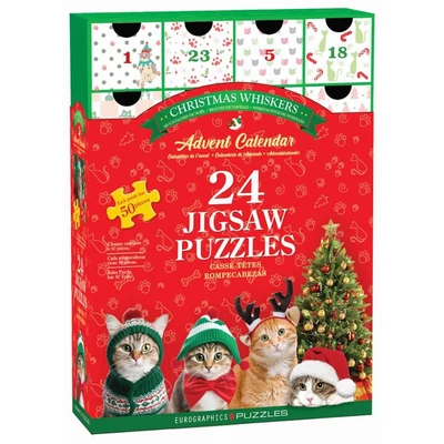 EuroGraphics - 8924-5922 - Christmas Whiskers - Adventi kalendárium puzzle