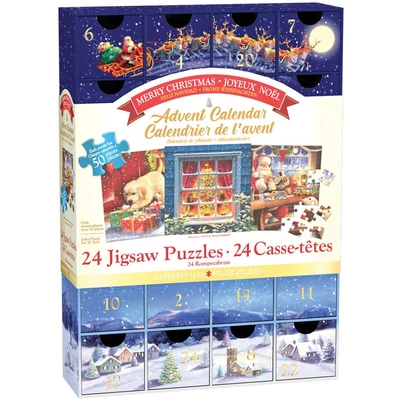 EuroGraphics 8924-5735 - Merry Christmas - Adventi kalendárium puzzle