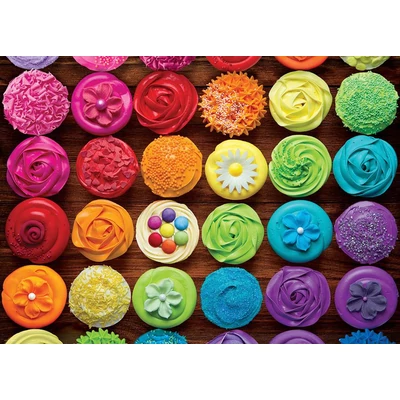 EuroGraphics 6000-5625 - Cupcake Rainbow - 1000 db-os puzzle