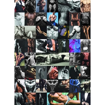 EuroGraphics 6000-5490 - 50 Shades of Him - 1000 db-os puzzle