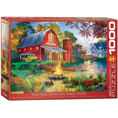 EuroGraphics 6000-5527 - Campfire by the Barn, Dominic Davison - 1000 db-os puzzle
