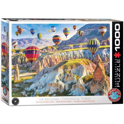 EuroGraphics 6000-5717 - Air balloons - Cappadocia, Turkey - 1000 db-os puzzle