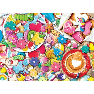 EuroGraphics 8051-5605 - Cookie Party - 1000 db-os puzzle fém dobozban