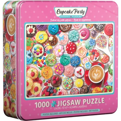 EuroGraphics 8051-5604 - Cupcake Party - 1000 db-os puzzle fém dobozban