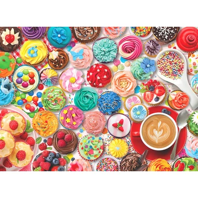EuroGraphics 8051-5604 - Cupcake Party - 1000 db-os puzzle fém dobozban