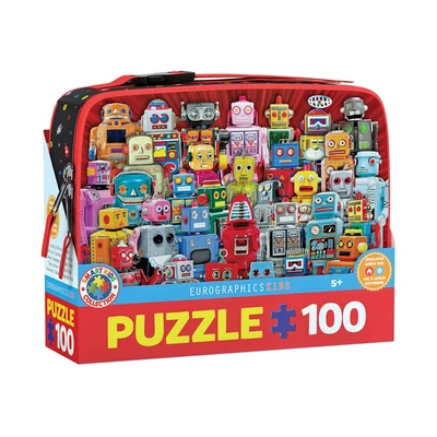 EuroGraphics 9100-5827 - Robots uzsonnás doboz - 100 db-os puzzle