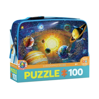 EuroGraphics 9100-5486 - Solar System uzsonnás doboz - 100 db-os puzzle