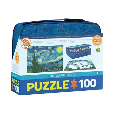 EuroGraphics 9100-1204 - Van Gogh - Starry Night uzsonnás doboz - 100 db-os puzzle