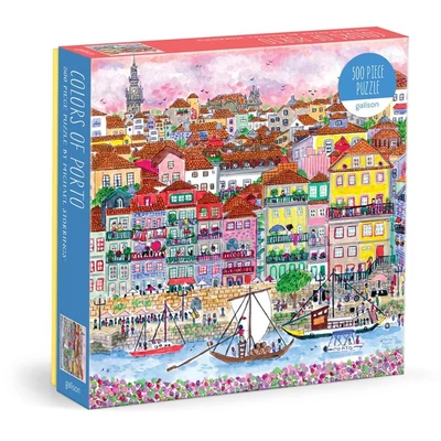 Galison 84682 - Colors of Porto, Michael Storrings - 500 db-os puzzle