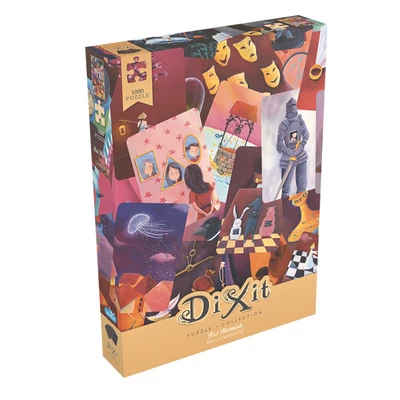 Dixit 1000 db-os puzzle - Skarlát árnyalatok - Red Mishmash (100461)