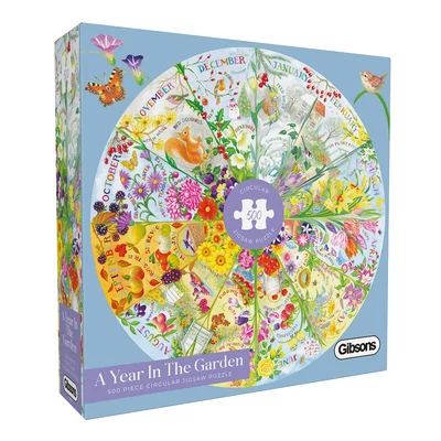 Gibsons G3705 - A Year in the Garden - 500 db-os puzzle