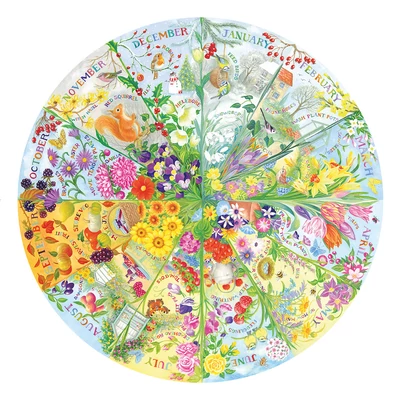 Gibsons G3705 - A Year in the Garden - 500 db-os puzzle