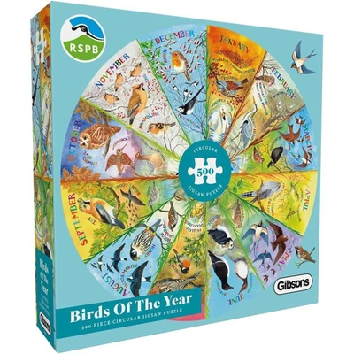 Gibsons 3706 - RSPB - Birds of the Year - 500 db-os puzzle