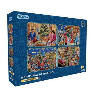 Gibsons G5068 - A Christmas to Remember - 4x500 db-os puzzle