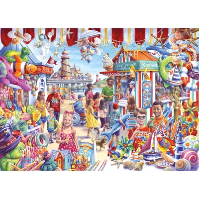 Gibsons G6358 - Seaside Souvenirs - 1000 db-os puzzle